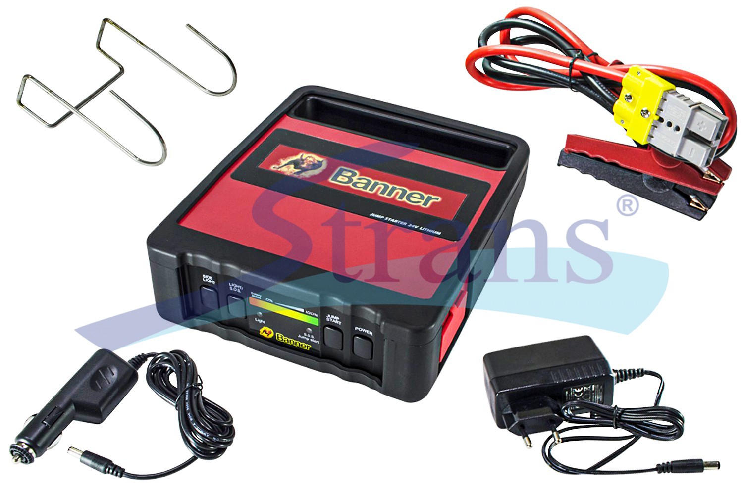 BRANER ON 9 ドライバー Пристрій Пусковий (Бустер) Banner 24V 1000A 9000Mah 1220009000